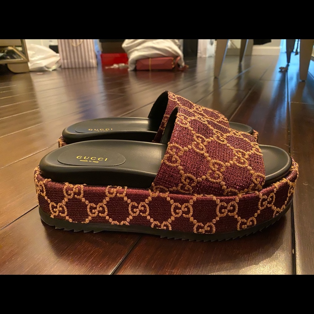 Gucci platform sandals